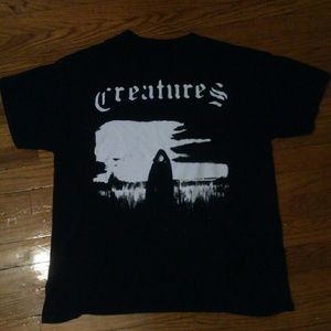 Creatures black t shirt